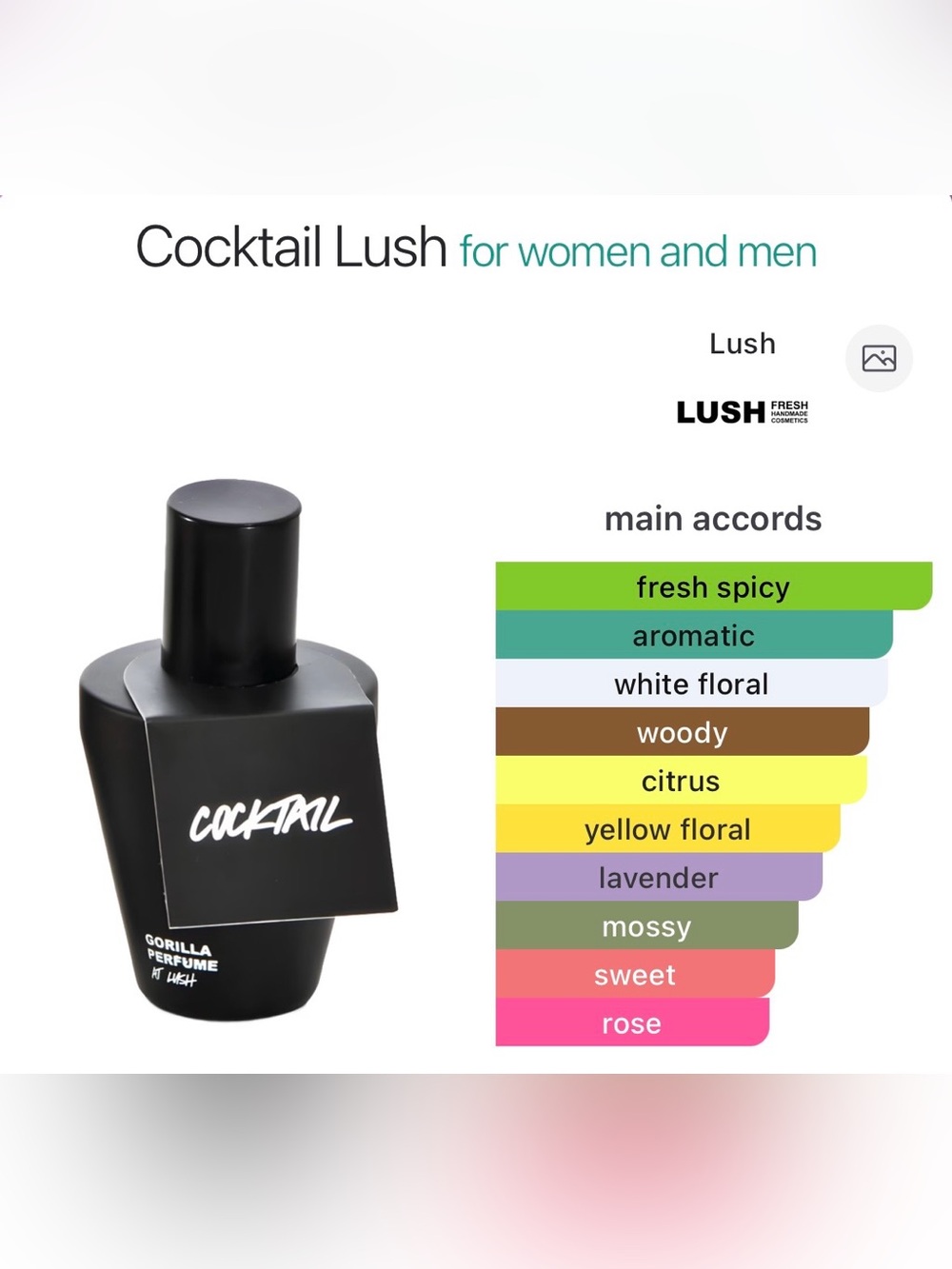 Lush cocktail perfume - Picture 7 of 7